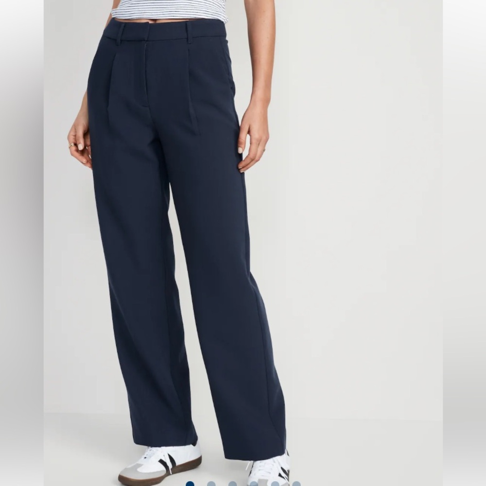 NWOT Extra High-Waisted Taylor Wide-Leg Trouser Pants - M Tall